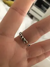 Anillos abiertos con letras de Metal para hombres y mujeres, joyería de fiesta, Punk, Vintage, Inglés