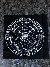 Mantel para Tarot, almohadilla de tarjeta de adivinación, péndulo, runas mágicas, Tarot, mesa de sobre, 30x30cm