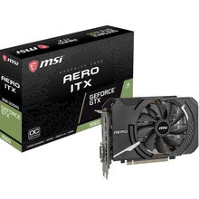 Видеокарта MSI Aero nVidia GeForce GTX 1660 1830MHz 6144MB 8000MHz 192 bit RTL [GTX 1660 AERO ITX 6G OC]