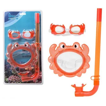 

Snorkel Goggles and Tube for Children 115098 Orange