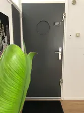 Mirilla de puerta digital con vídeo, cámara de 120 grados con visor y timbre, para puerta exterior con campana y ángulo