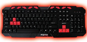 

APPROX KEYBOARD APPBOLT 8 BUTTONS MULTIMEDIA GAMING