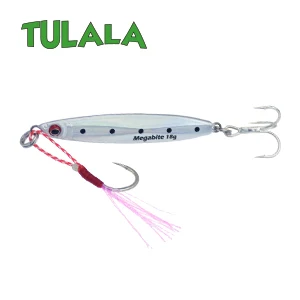 Tulala литой металл 18 г джиговая блесна на Шор отжимание свинца рыбы SeaBass Рыбалка на щуку Приманка снасти вобберы жесткие приманки - Цвет: Silver