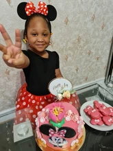 Minivestido de ratón para niñas, disfraz de fantasía para Halloween, Cosplay de princesa, tutú rojo, disfraz de Navidad