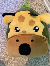 De los niños de la moda bolsas de la escuela 3D de impresión de dibujos animados juguetes de peluche mochila Kindergarten niños y niñas de la escuela Mini mochila bolsa para libros