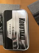 KOKUTAKU-raqueta de ping pong ITTF profesional, 4/5/6 estrellas, raqueta de tenis de mesa de carbono, conjunto de remo de murciélago, granos en Goma con bolsa