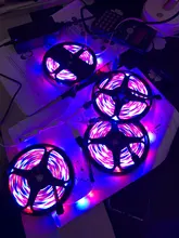 Tira de luces LED con Bluetooth para TV, cinta impermeable y Flexible con diodo de retroiluminación, RGB 5050, SMD 2835, cc 12V, 5M, 10M, 15M, 20M