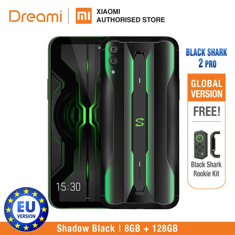 Xiaomi Black Shark 2 PRO 128GB ROM 8GB RAM Gaming phone (Brand New and Sealed Box) blackshark2pro blackshark Smartphone Mobile Xiaomi Black Shark 2 PRO 128GB ROM 8GB RAM Gaming phone (Brand New and Sealed Box) blackshark2pro blackshark Smartphone Mobile