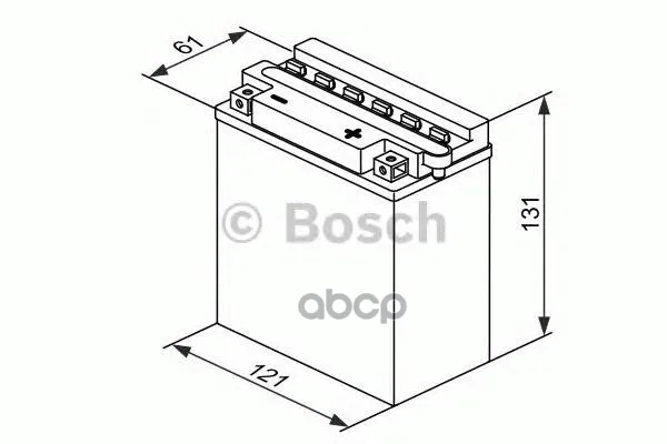 Аккумулятор Для Мототехники Bosch Moba Fp M4f 12v 5ah 60a(12n5-3b/Yb5l-B) 121x61x131mm 2.11kg Bosch арт. 0092M4F180