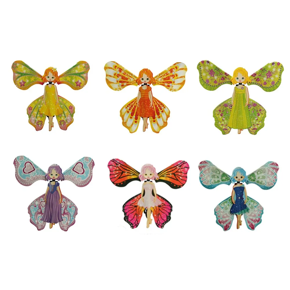 

1PCS Magic Flying Butterfly Rubber Band Powered Wind Up Toy Party Wedding Birthday Magic Tricks Props Toy Children Gift