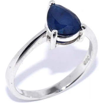 

Silver Wings ring with silver sapphires