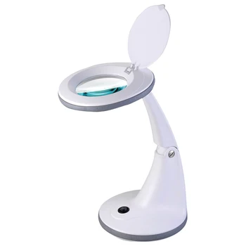

Magnifier and LAMPARA LED desktop