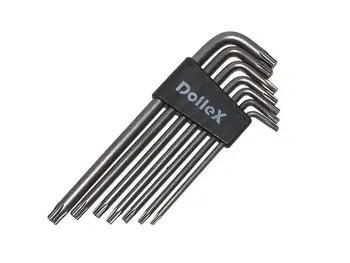 

Key set L-shaped Torx (7 PCs Т10-Т40), L = 150mm