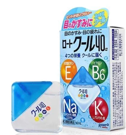 Японские капли для глаз Rohto Cool 40 Alpha |