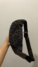 Riñonera luminosa de cuero para mujer, bolso de cintura, a la moda, 2020
