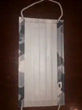 Mascarilla desechable no tejida de 3 capas, máscara de camuflaje para la boca, 10/50/100 Uds.