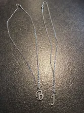 DOTIFI para las mujeres A-Z alfabeto carta colgante collares personalización collar de acero inoxidable Glamour joyas
