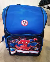 Mochila escolar de Spider-Man para niños, morral de dibujos animados para estudiantes de primaria