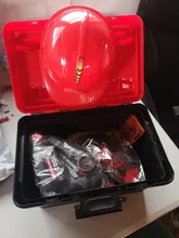 Caja de Herramientas para niños, Kit de herramientas de reparación de simulación de ingeniería, taladro eléctrico, destornillador, caja de juguete