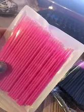 Eyelash-Brushes Extension-Accessories Removing-Lash Cotton-Swab Disposable Micro 100pcs/Bag