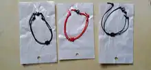 Pulsera con nombre ajustable para hombre y mujer, joyería de mano con letras, regalo para Amiga, Color negro y rojo, venta al por mayor