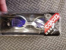 COPOZZ profesional impermeable chapado claro doble Anti-niebla gafas de natación Anti-UV de las mujeres de los hombres gafas de natación gafas con el caso