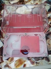 Ant-UVA M plano humedad con área de alimentación, nido de hormiga acrílico, hormiga insecto villa mascota manía avanzada para casa para hormigas