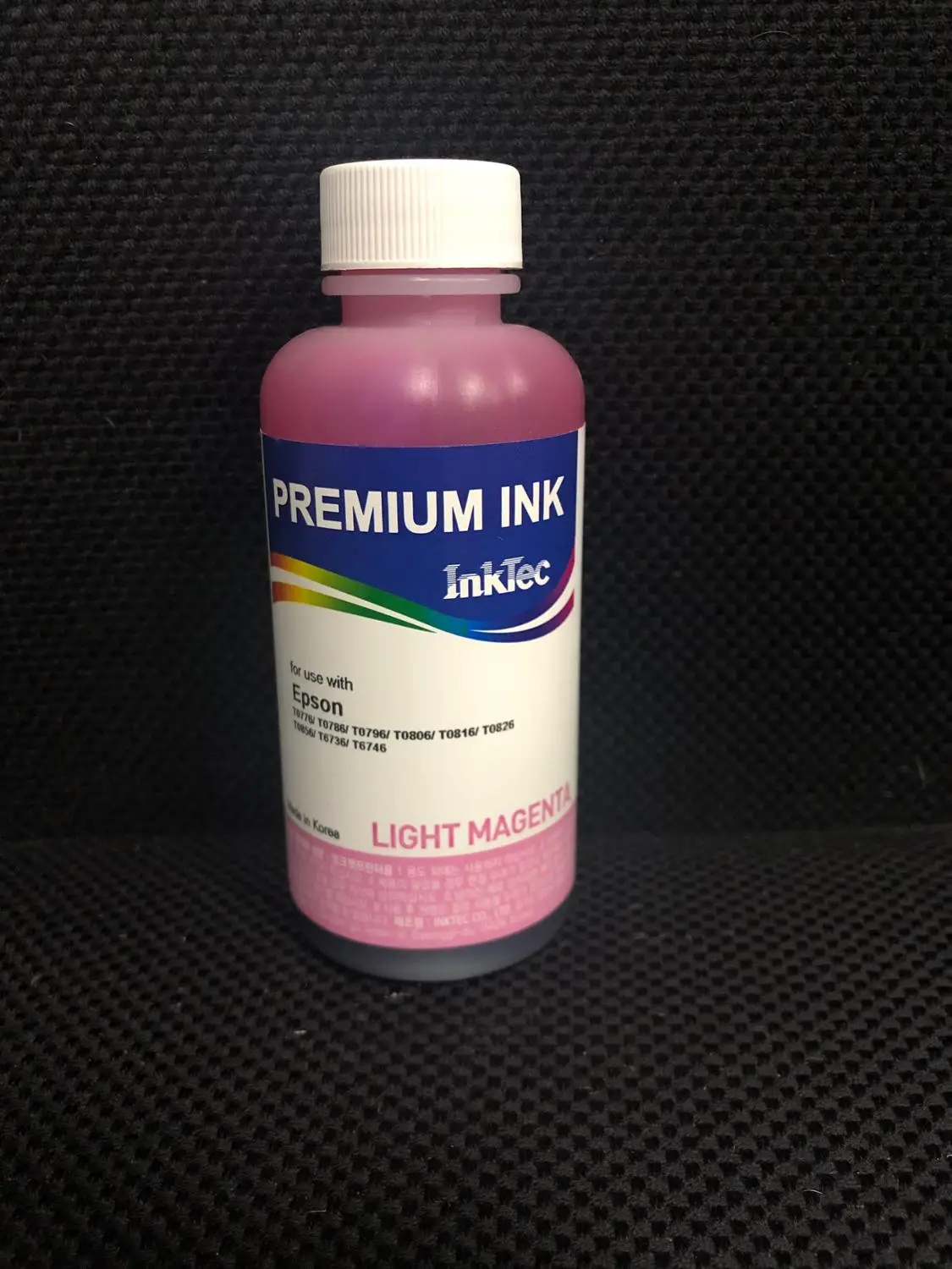 Чернила 100мл INKTEC PREMIUM(Made in Korea) E0010(T0821-T0826) для EPSON R270\R290\T50\P50\L850\L800\L805