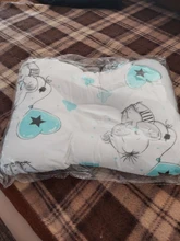 [Simfamily]-almohada para recién nacido, soporte para el sueño, dibujos animados cóncavos, cojín moldeador impreso, previene la cabeza plana