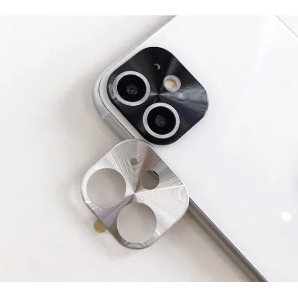 Protective metal cover camera for iPhone X(Silver