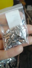 50 piezas de acero inoxidable de acero de crimpado final cuentas tapas Clip de cuero Punta doble crimpado pulsera conectores para la fabricación de la joyería encontrar