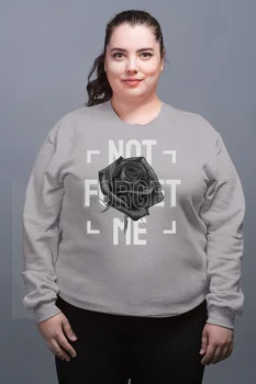 

Angemiel Wear Forget Me Gray Female Sweatshirt