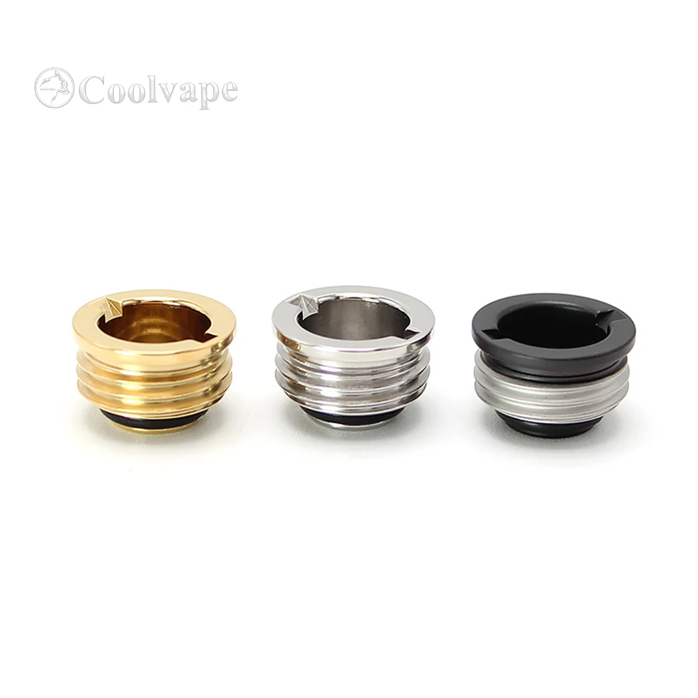 

SXK Replacement Flush Nut 510 Drip Tip Adapter for Billet / BB Box Mod - Silver + Black + Gold (3 PCS)