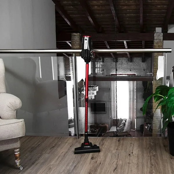 В вертикальном положении и ручной циклонный пылесос Cecotec ThunderBrush 520 600W 0, 5L красный