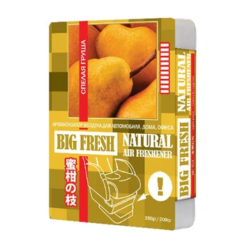 

Gel flavor under the seat big fresh ripe pear