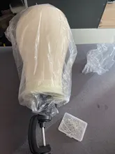 Alileader-Cabeza de Maniquí de entrenamiento, cabeza de bloque de lienzo, soporte para pelucas, envío gratis, Porta agujas