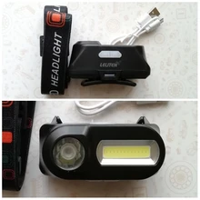 Flashlight-Torch Lamp Fishing-Headlight Usb-Rechargeable Mini Portable XPE COB