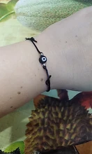 Pulsera hecha a mano con 26 letras, cuerda de rosca negra y roja, pulseras ajustables con iniciales del nombre para hombre y mujer, joyería con estilo para pareja