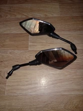 Motorcycle Mirror Scooter E-Bike Electromobile Universial 10mm 8mm Back-Side 2pcs/pair