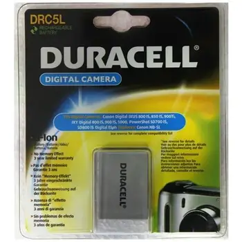 

Digital Camera Battery 3.7v 820 mAh, 820 mAh, Camera, lithium ion Battery, 1 pezziDURACELL11.92
