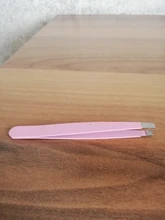 Pinzas para cejas de acero inoxidable, pinzas para la eliminación del vello facial, color negro/rosa, belleza, polea inclinada, cortador de pestañas, pinzas para cejas, cosmético, 1 ud.