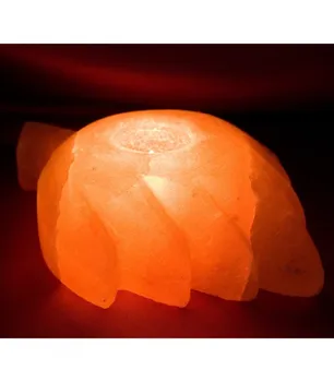 

Candle Holder Salt Leaf - Natural Himalaya - Brutus - Feng Shui