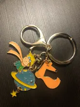 LLavero de Príncipe pequeño, colgante de zorro bonito para ropa, llavero para mochila, llaveros, dijes, regalo de San Valentín