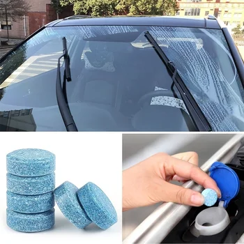 

1Pcs=4L Water Car Wiper Detergent Effervescent Tablets Auto Accessories High Performance Car Window Glass Washer Cleaning Tools