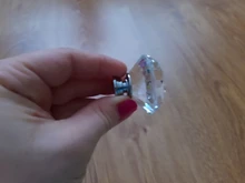 Furniture Hardware Wardrobe-Handle Drawer Pulls Cupboard Glass Knobs Cabinet-Door Diamond
