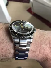 San Martin-Reloj de buceo Retro para hombre, de lujo, zafiro, NH35, automático, mecánico, resistente al agua, luminoso, 20Bar, 6200