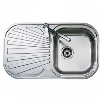 

Sink with One Basin and Drainer Teka Reversible Stainless steel