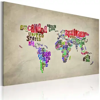 

Picture-world map: English names of countries-60x40 cm