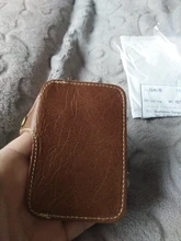 Tarjetero de cuero de negocios para hombre, billetera delgada con bloqueo, monedero, tarjetero