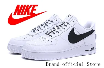 

Nike Air Force 1 low 07 AF1 Men's and women's Skateboarding Comfortable Sports Outdoor flax black white